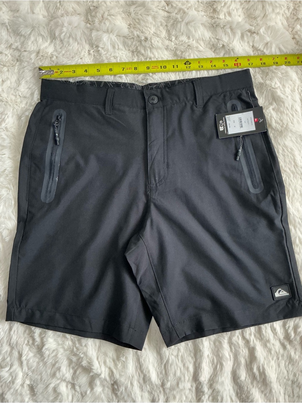 Quiksilver Black Hybrid Performance Shorts